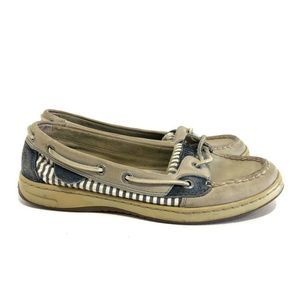 Sperry Top-Sider Women's Size 7.5M Boat Loafer Light Blue Leather 9102211